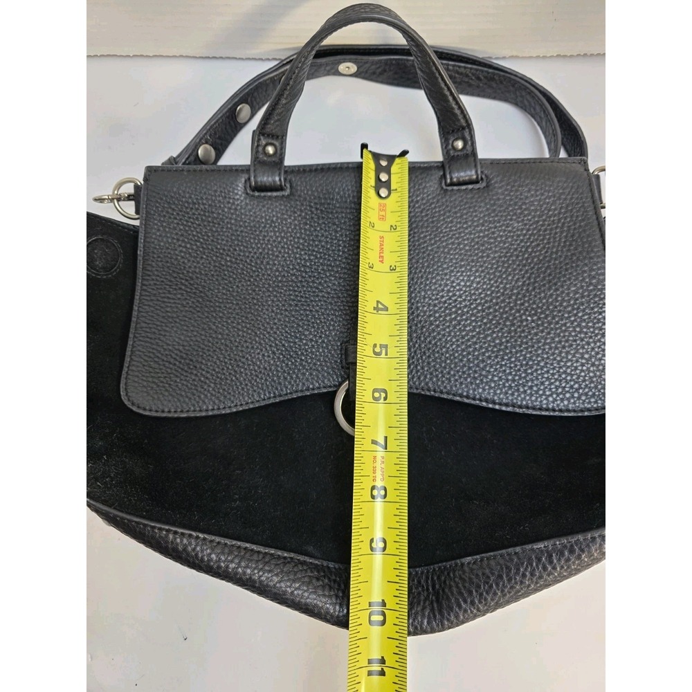 Rebecca Minkoff Keith Suede and Leather Medium Satchel in Black‎ - Picture 5 of 8